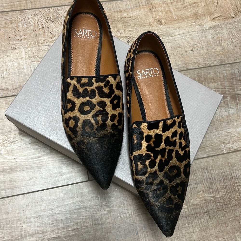 Franco Sarto Leopard print flats